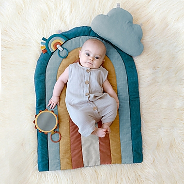 Itzy Ritzy&reg; Bitzy Bespoke&trade; Tummy Time&trade; Play Mat in Rainbow. View a larger version of this product image.
