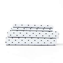 Home Collection Dots Sheet Set in Navy