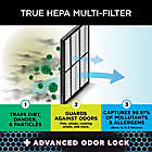 Alternate image 3 for Shark&reg; True HEPA Multi-Filter with Advanced Odor Lock in Grey