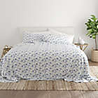 Alternate image 1 for Home Collection Blossoms Queen Sheet Set in Light Blue