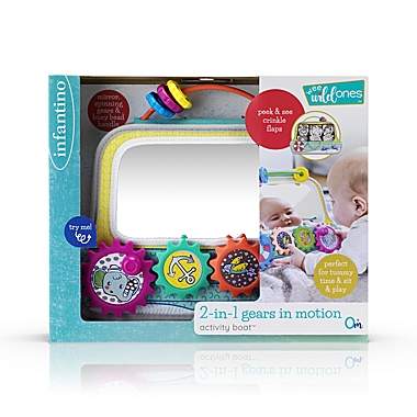 Infantino&reg; 2-in-1 Gears in Motion Boat Activity Toy. View a larger version of this product image.