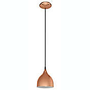 EGLO Caretto 1-Light Pendant in Copper
