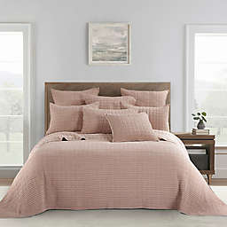 Levtex Home Mills Waffle 3-Piece Reversible King Bedspread Set in Blush