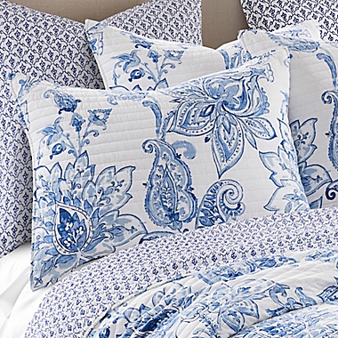 Levtex Home Bennett 3-Piece Reversible Full/Queen Quilt Set in Blue. View a larger version of this product image.