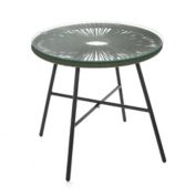 Sora Outdoor String Round Table in Green