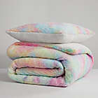 Alternate image 3 for UGG&reg; Kelly Tie-Dye 3-Piece Full/Queen Comforter Set in Rainbow