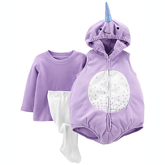 Alternate image 1 for carter's® Little Unicorn Baby Halloween Costume in Purple