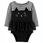 Alternate image 0 for carter&#39;s&reg; Halloween Cat Bodysuit with Attached Tutu in Black