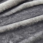 Alternate image 2 for UGG&reg; Mammoth Tipped Throw Blanket in Grey Tipped