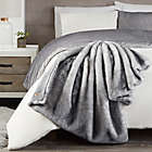 Alternate image 1 for UGG&reg; Mammoth Tipped Throw Blanket in Grey Tipped