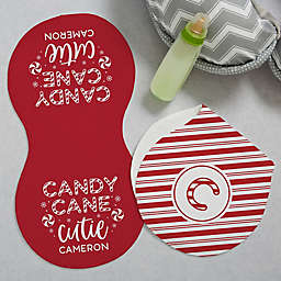 Candy Cane Lane Personalized Christmas Burp Cloths