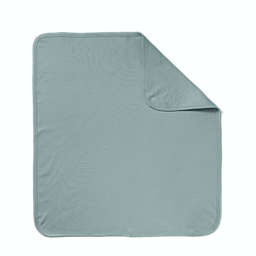 goumi® Double Layer Bamboo and Organic Cotton Baby Blanket in Sea Glass