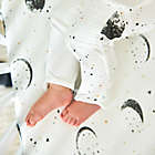 Alternate image 4 for goumi Organic Cotton Many Moons Fitted Crib Sheet in Black/Gold
