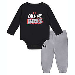 Under Armour® 2-Piece CALL ME BOSS Top and Pant Set in Black/Grey