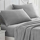 Alternate image 0 for Laura Ashley&reg; Solid Plush Fleece King Sheet Set in Grey