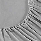 Alternate image 4 for Laura Ashley&reg; Solid Plush Fleece King Sheet Set in Grey