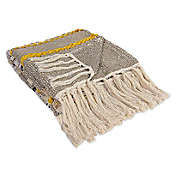 Alamode Jaron Asger Throw Blanket in Yellow
