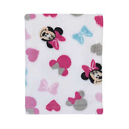 Disney® Minnie Mouse Plush Baby Blanket in Pink
