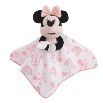 undefined | Disney Baby® Minnie Mouse Lovey Security Blanket in Pink | buybuy BABY