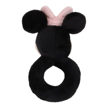 Disney Baby&reg; 3-Piece Minnie Mouse Swaddle Set with Rattle in Pink. View a larger version of this product image.