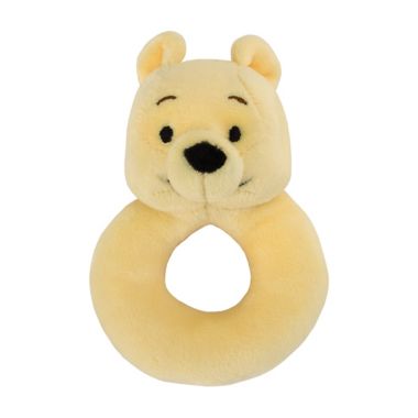 Disney Baby&reg; 3-Piece Winnie the Pooh Swaddle Set with Rattle in Yellow. View a larger version of this product image.