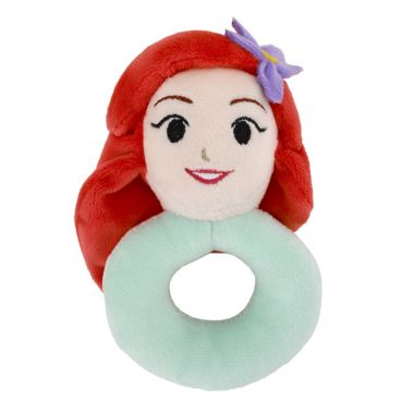 Disney Baby&reg; 3-Piece Ariel Swaddle Set with Rattle in Aqua. View a larger version of this product image.