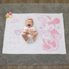 Alternate image 1 for Disney Baby&reg; Minnie Mouse Milestone Baby Blanket in Pink