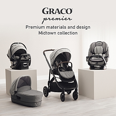 Graco&reg; Premier 4Ever DLX Extend2Fit SnugLock 4-in-1 Car Seat featuring Anti-Rebound Bar in Midtown. View a larger version of this product image.