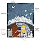 Alternate image 9 for Lambs & Ivy&reg; Star Wars&trade; Millennium Falcon 3-Piece Crib Bedding Set in Blue
