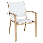 Everhome&trade; Caswell Outdoor Sling Stack Chair in Natural