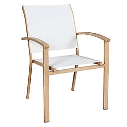 Everhome™ Caswell Outdoor Sling Stack Chair in Natural