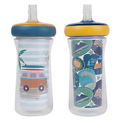 The First Years™ 2-Pack 9 oz. Insulated Dinos Straw Cups