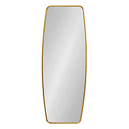 Kate and Laurel Caskill 18-Inch x 48-Inch Barrel Full-Length Wall Mirror in Gold
