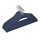 Alternate image 0 for Squared Away&trade; Recycled Plastic Slim Hangers in Blue Depths (Set of 12)