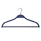 Alternate image 5 for Squared Away&trade; Recycled Plastic Slim Hangers in Blue Depths (Set of 12)