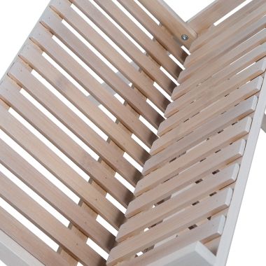 Squared Away&trade; Collapsible Dish Rack in Bamboo. View a larger version of this product image.
