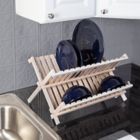 Alternate image 11 for Squared Away&trade; Collapsible Dish Rack in Bamboo