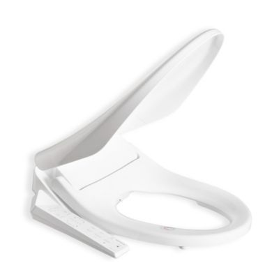 HLB-2000EC Electric Bidet Seat for Elongated Toilets White - Hulife: Heated, Soft Close, Polypropylene Material