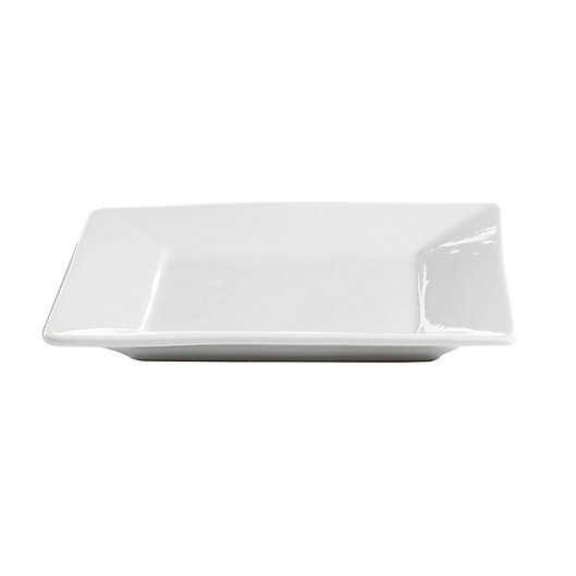 Alternate image 1 for Our Table™ Simply White Rim Square Dinner Plate