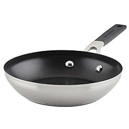 KitchenAid® 8-Inch Nonstick Stainless Steel Frying Pan in Brushed Stainless Steel Finish