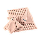 Alternate image 0 for UGG&reg; 2-Piece Dylan Ribbed Faux Fur Lovey and Blanket Gift Set in Peach