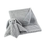 UGG&reg; 2-Piece Popcorn Fur Lovey and Blanket Gift Set