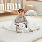 Alternate image 3 for UGG&reg; 2-Piece Dylan Ribbed Faux Fur Lovey and Blanket Gift Set in Snow