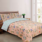 Alternate image 1 for Wild Sage&trade; Maeve Floral 2-Piece Reversible Twin Comforter Set in Pink Multi