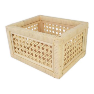 Everhome&trade; Cane Basket in Natural. View a larger version of this product image.