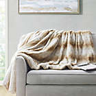 Alternate image 2 for Beautyrest Zuri Weighted Faux Fur Blanket in Sand