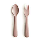 Alternate image 0 for Mushie 2-Piece Fork and Spoon Set in Blush