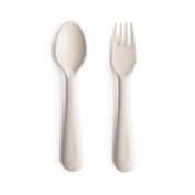 Mushie 2-Piece Fork and Spoon Set