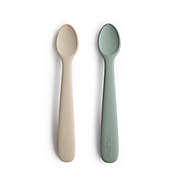 Mushie Silicone 2-Pack Feeding Spoons Set