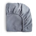 Alternate image 1 for Mushie&reg; Tradewinds Fitted Crib Sheet in Blue